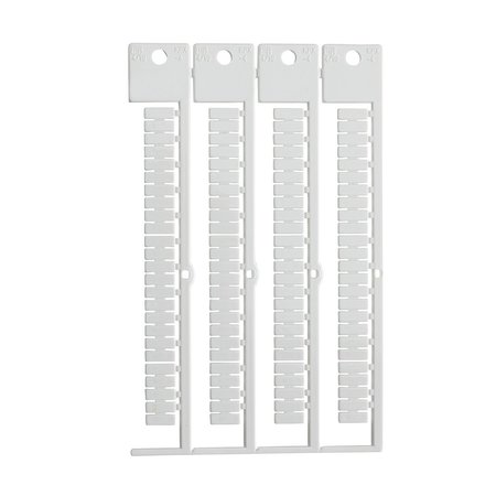 BRADY Terminal Block Tag Polycarbonate 10.00 mm H x 4.00 mm W Box of 1400 Pieces, 1400PK SA1226